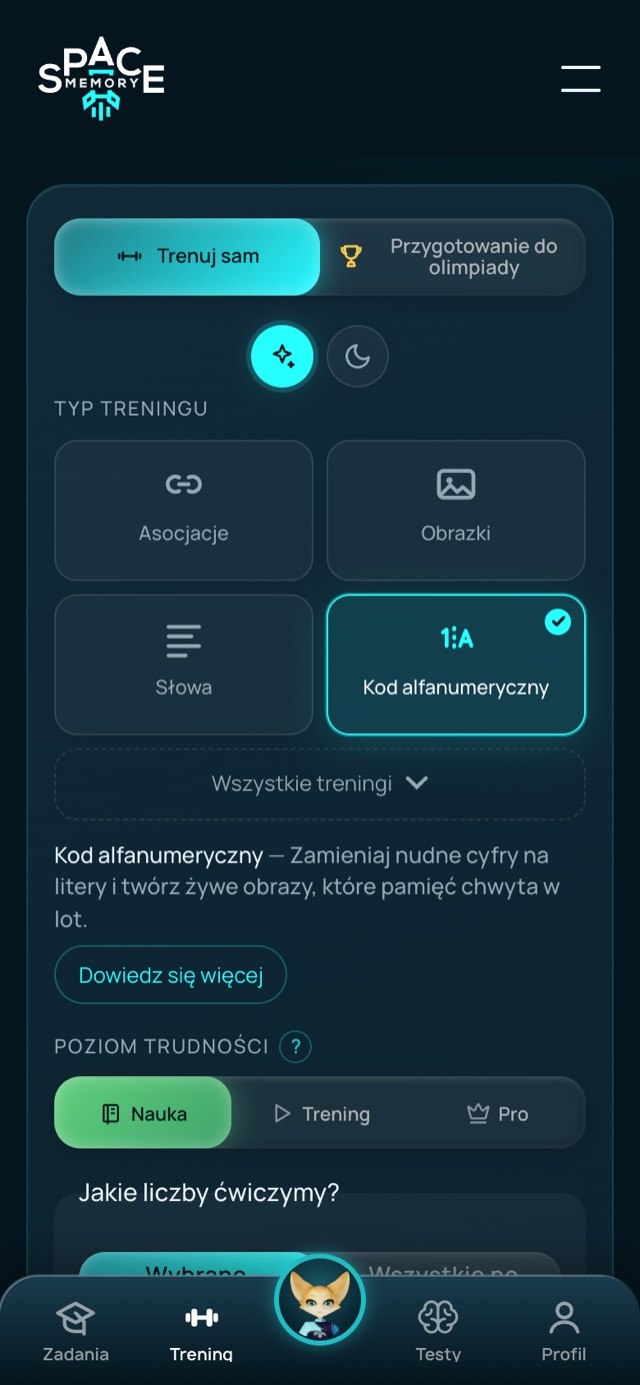 Ćwiczenia do technik: liczby, daty, słowa, obrazy